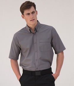 H515 - Henbury Short Sleeve Oxford