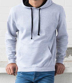 JH003 - Hoodie (with contrast colour)